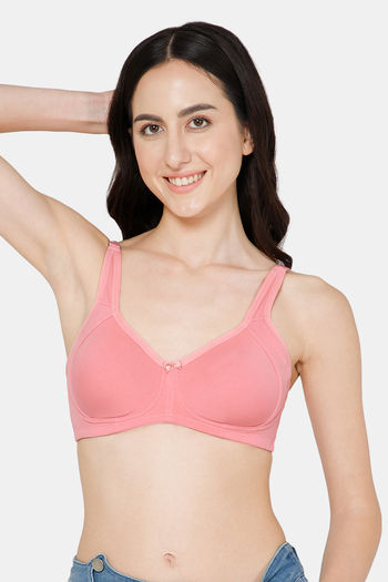 Buy Intimacy Double Layered Non Wired Full Coverage Minimiser Bra - Pink