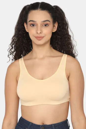 Buy Intimacy Relaxed Sport Bra - Skin at Rs.290 online