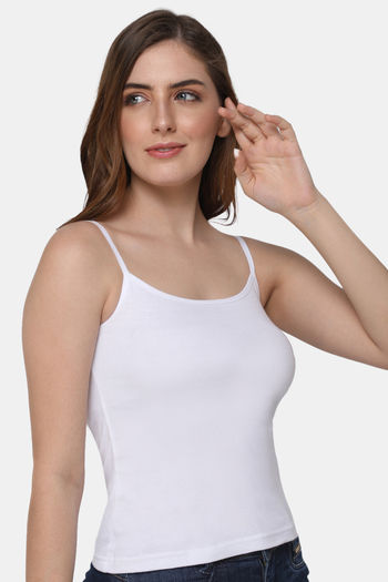 Buy Intimacy Cotton Camisole - White at Rs.215 online