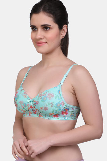Buy Maroon Clothing Double Layered Non-Wired Medium Coverage T-Shirt Bra -  Maroon at Rs.259 online