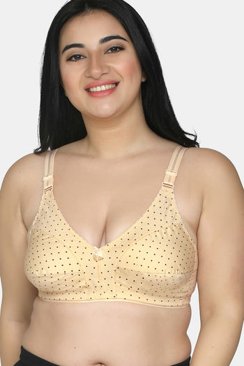 Buy Trylo Nina Women Detachable Strap Non Wired Padded Bra - Skin