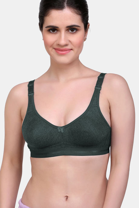 Zivame Beautiful Maroon Cotton Blend Double Layered Non Wired Full Coverage  T-shirt Bra at Rs 891, Cotton Bra