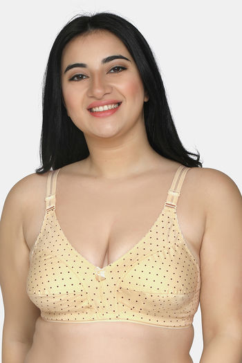 Buy Maroon Clothing Double Layered Non Wired Full Coverage Super Support Bra  - Skin at Rs.262 online