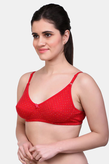 Buy Maroon Clothing Single Layered Non Wired Full Coverage T-Shirt Bra  (Pack of 3) - Assorted at Rs.487 online