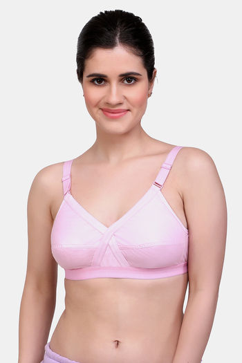 Buy Trylo Double Layered Non-Wired Full Coverage Super Support Bra