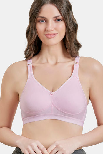 Buy Maroon Clothing Double Layered Non Wired Full Coverage Sag Lift Bra - Pink