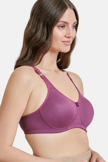 MAROON Multi Cotton Seamed Non Padded Full Coverage Crossover Bra – Women's  Pack of 3 Plus Size Bra Combo - Maroon Clothing