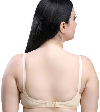 Buy Maroon Clothing Double Layered Non Wired Full Coverage T-Shirt Bra -  Skin at Rs.314 online