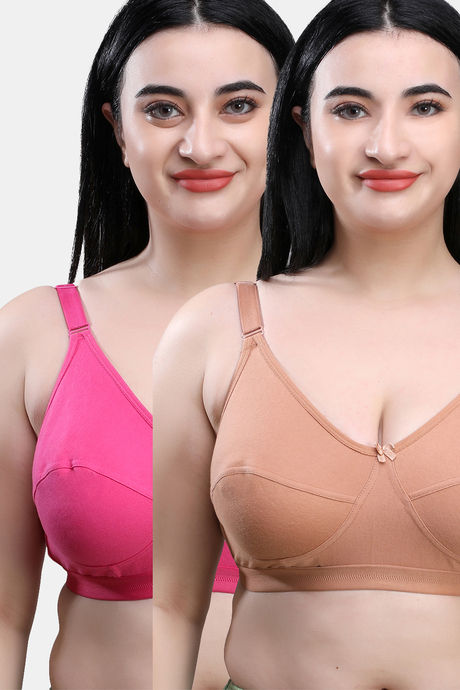 Buy Missvalentine Women's Non Padded fullcoverage bra-Mansi-44C-White,  Maroon