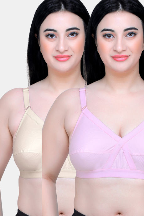 Buy Zivame True Curv Double Layered Non Wired Full Coverage Minimiser Bra -  Roebuck at Rs.822 online