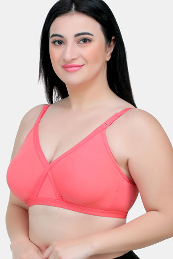 Buy Rosaline Padded Wired 3/4th Coverage T-Shirt Bra - Diva Blue at Rs.382  online