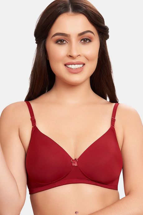 Buy Zivame Beautiful Basics Padded Wired 3/4th Coverage T-Shirt Bra - Nutmeg  at Rs.494 online