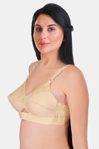 Buy Featherline Padded Non-Wired Full Coverage Minimiser Bra