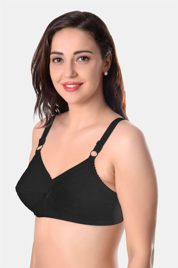 Buy Zivame True Curv Single Layered Non Wired 3/4th Coverage Super Support  Bra - Classic Blue at Rs.448 online