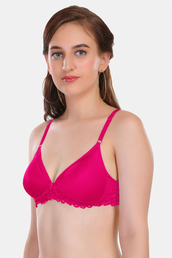 Buy Featherline Padded Non Wired Full Coverage T-Shirt Bra - Skin at Rs.650  online