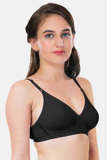 Buy Featherline Single Layered Non Wired Full Coverage T-Shirt Bra