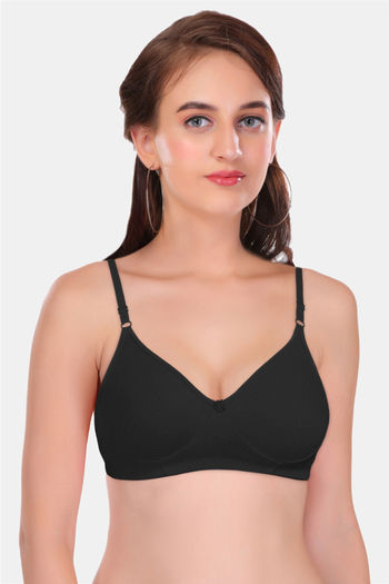 Buy Featherline Single Layered Non Wired Full Coverage T-Shirt Bra