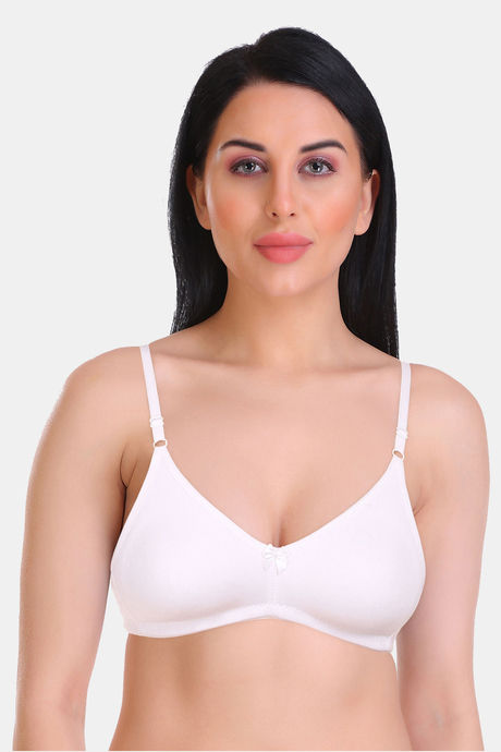Zivame Padded Non Wired 3/4th Coverage T-Shirt Bra - Rhododendron
