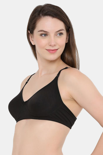 Berry's Intimates Padded Non Wired 3/4Th Coverage T-Shirt Bra - Black