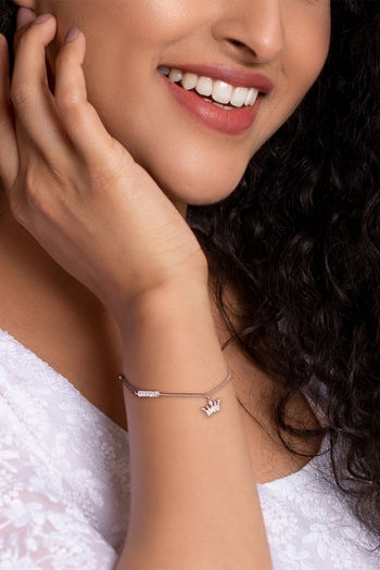 Buy Roberto Cavalli Rose Gold Linea Glam 2 Flexible fit Bracelet Online At  Best Price  Tata CLiQ