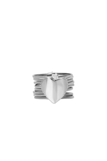 Buy GIVA 925 Sterling Silver Supple Heart Bracelet, Adjustable at