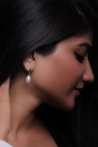 Buy Giva 925 Sterling Silver White Pearl Drop Earrings