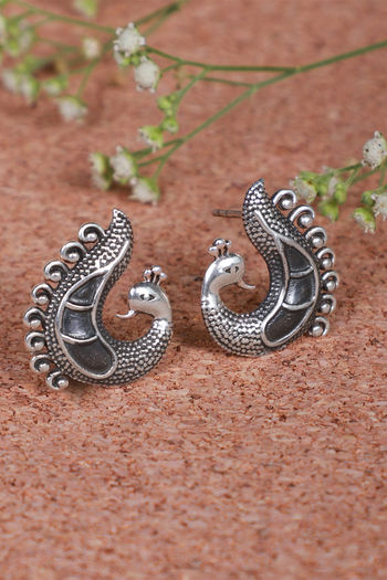 Avni oxidised on sale silver earrings