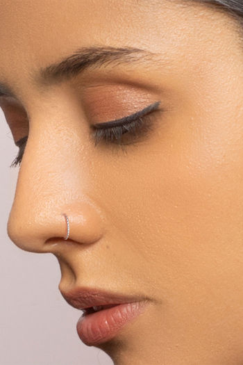 Giva 925 Sterling Silver Coiled Hoop Nose Ring