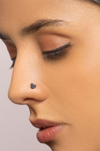 Silver Oxidised Nose Pin Designs Online in India at Best Price – Silvermerc  Designs