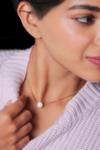 pearl moon necklace