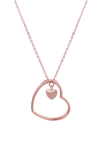 GIVA Sterling Silver Rose Gold Cloud of Love Necklace With Link Chain for  Womens and Girls: Buy GIVA Sterling Silver Rose Gold Cloud of Love Necklace  With Link Chain for Womens and