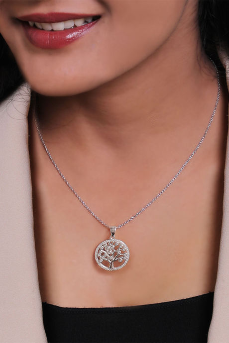 Giva 925 Sterling Silver Zircon Tree 