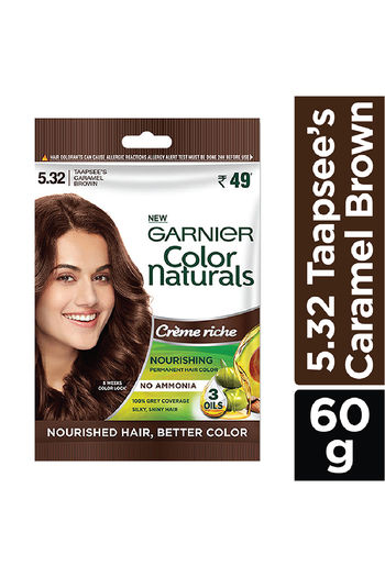 Garnier Color Naturals Shade 5.32 Caramel Brown Hair Color Online