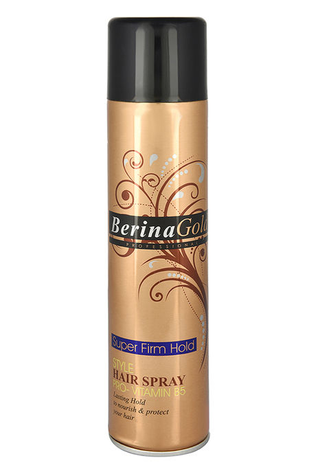 Buy Berina Hair Spray- Super Firm Hold (Gold) (250 ml) at online | Beauty online Buy Berina Hair Spray- Super Firm Hold (Gold) (250 ml) at online | Beauty online