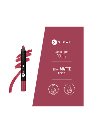 sugar matte as hell crayon lipstick honey rider