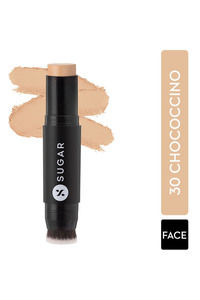 Buy SUGAR Cosmetics Ace Of Face Foundation Stick With Inbuilt Brush Foundation - 30 Chococcino (Medium, Warm Undertone), 12 g