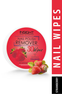 Buy Insight Cosmetics Nail Polish Remover Wipes_Strawberry (30 Wipes) (15 ml)