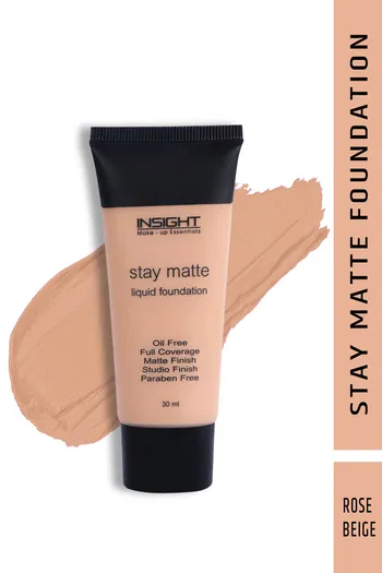 kolf Prestatie Vervreemding Buy Insight Cosmetics Stay Matte Liquid Foundation - Rose Beige (30 ml) at  Rs.210 online | Beauty online