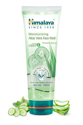 Buy Himalaya Moisturizing Aloe Vera Face Wash 100 ml at Rs.120