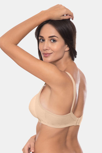 Buy Zivame True Curv Double Layered Non Wired Full Coverage Minimiser Bra -  Pink at Rs.547 online