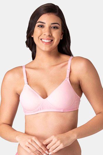 Buy PrettyCat Push-Up Non Wired Medium Coverage Bralette - White at Rs.549  online