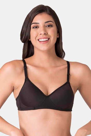 Buy Zivame Sporty Twist Padded Non Wired 3/4th Coverage T-Shirt Bra - Aqua  Sky at Rs.648 online