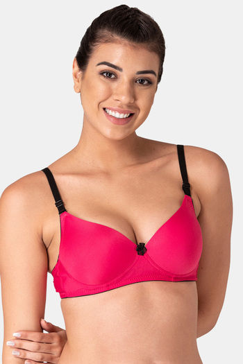 KOMLI Women T-Shirt Lightly Padded Bra - Buy KOMLI Women T-Shirt Lightly  Padded Bra Online at Best Prices in India