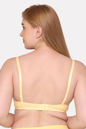 Buy Komli Padded Non Wired Full Coverage T-Shirt Bra - Skin at Rs.365  online