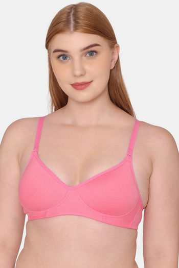 Buy Padded Underwired Full Cup Bra in Hot Pink Online India, Best