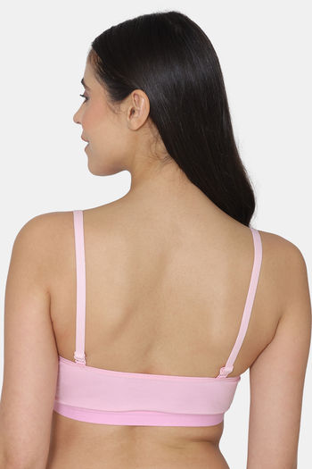Buy Komli Padded Non Wired Full Coverage T-Shirt Bra - Light Pink
