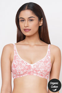 Buy Inner Sense Women's Organic Cotton Antimicrobial Seamless Side Support Bra - Pink