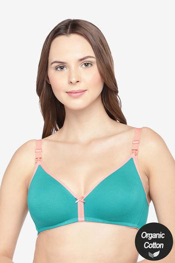 Buy Inner Sense Organic Cotton Antimicrobial Front laced Lightly Padded  Wired Bra Online at Best Prices in India - JioMart.