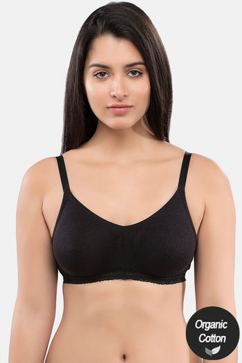 Buy Online Organic Cotton Antimicrobial Padded Underwired Push-up Bra -  Inner Sense – bare essentials