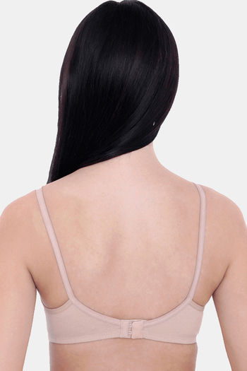 InnerSense Organic & Antimicrobial Double Layered Wirefree T-Shirt Bra -  Skin